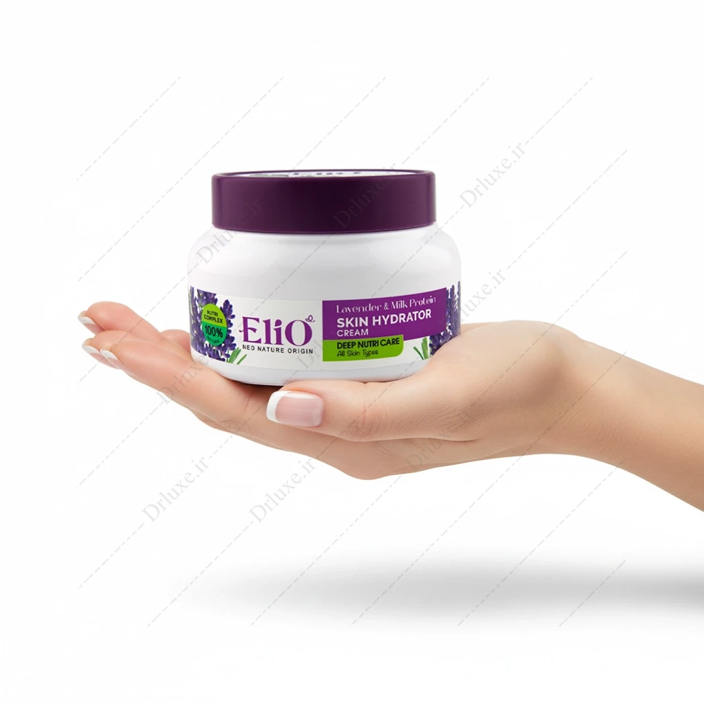 کرم مرطوب کننده کاسه ای اسطوخودوس و شیر الیو 200 میلی‌لیتر